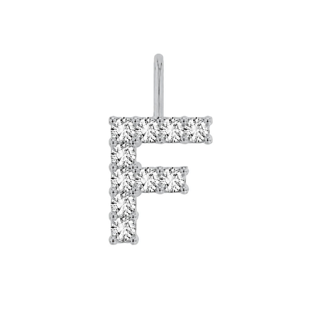 Diamond Initial Charm E118016