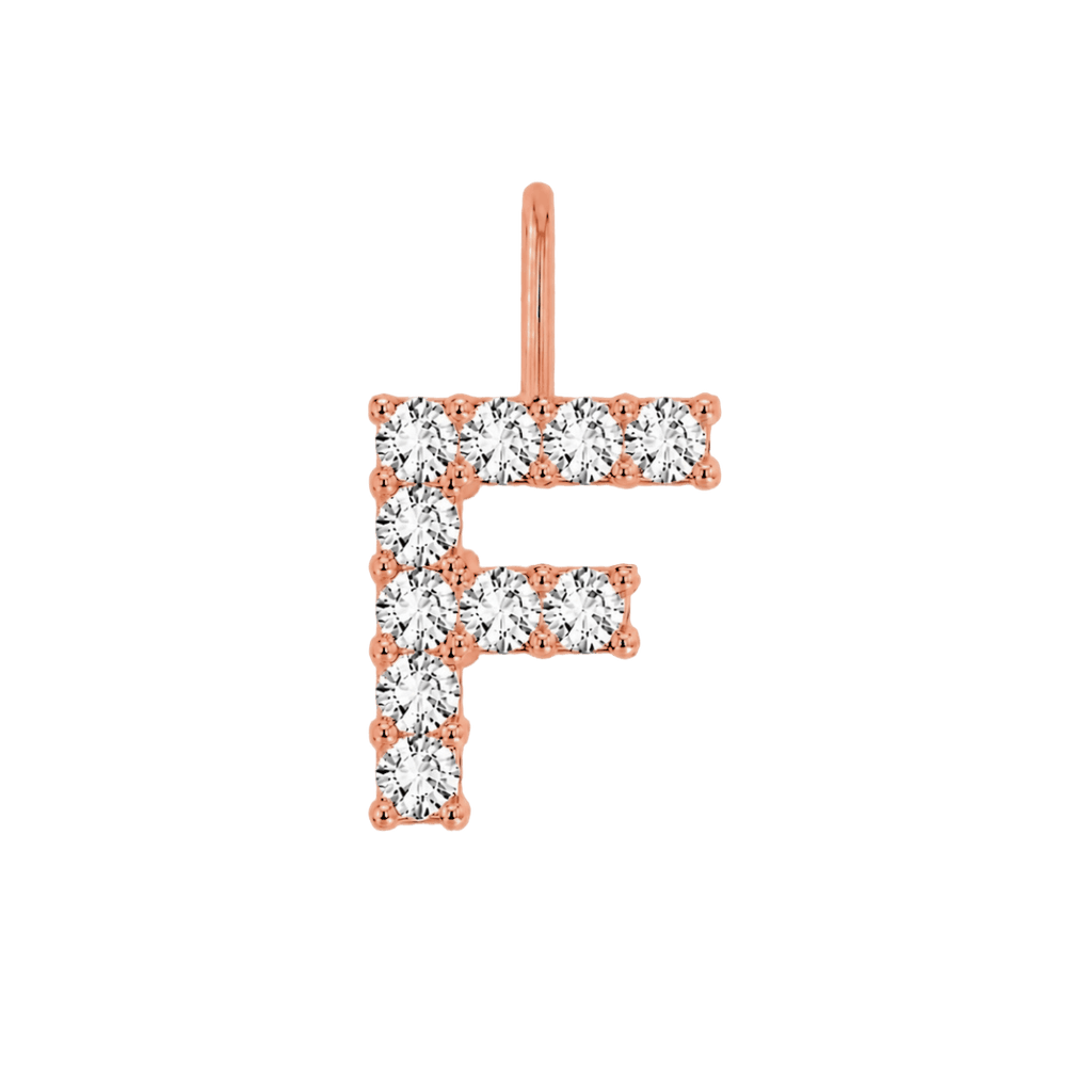Diamond Initial Charm E118016