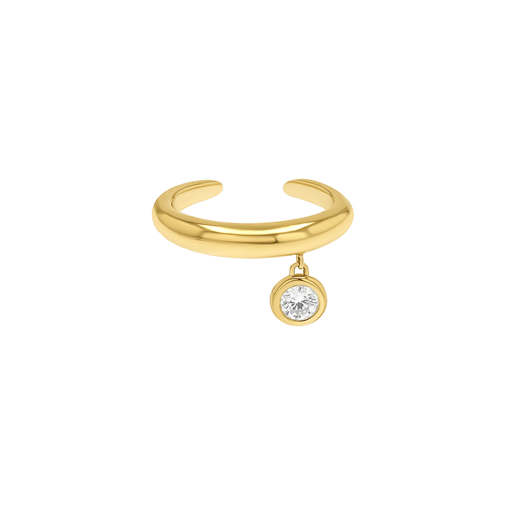 Diamond Drop Ear Cuff T272
