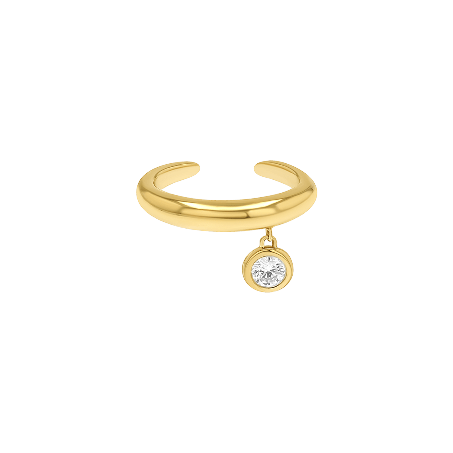 Diamond Drop Ear Cuff T272