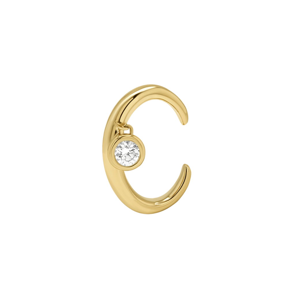 Diamond Drop Ear Cuff T272