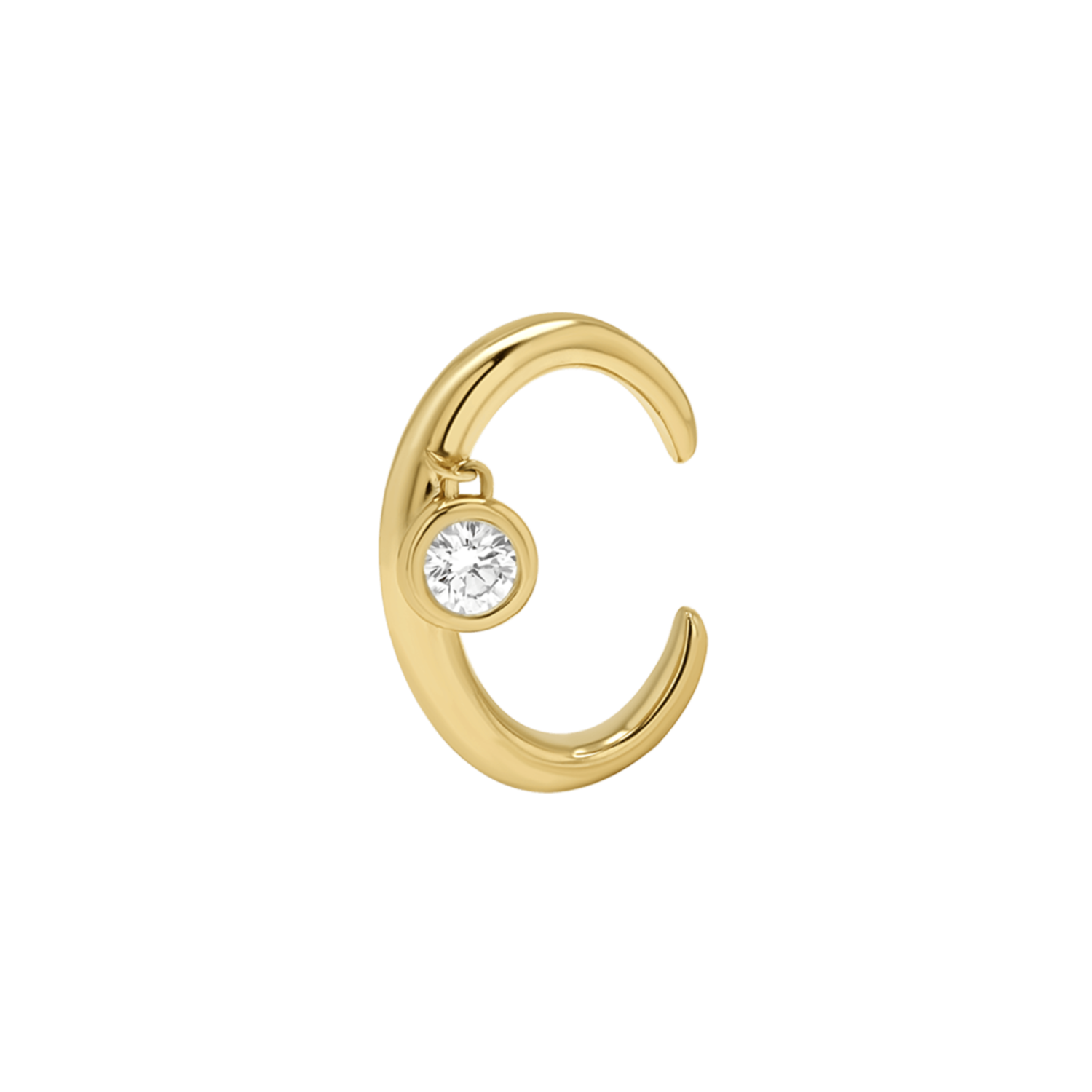 Diamond Drop Ear Cuff T272