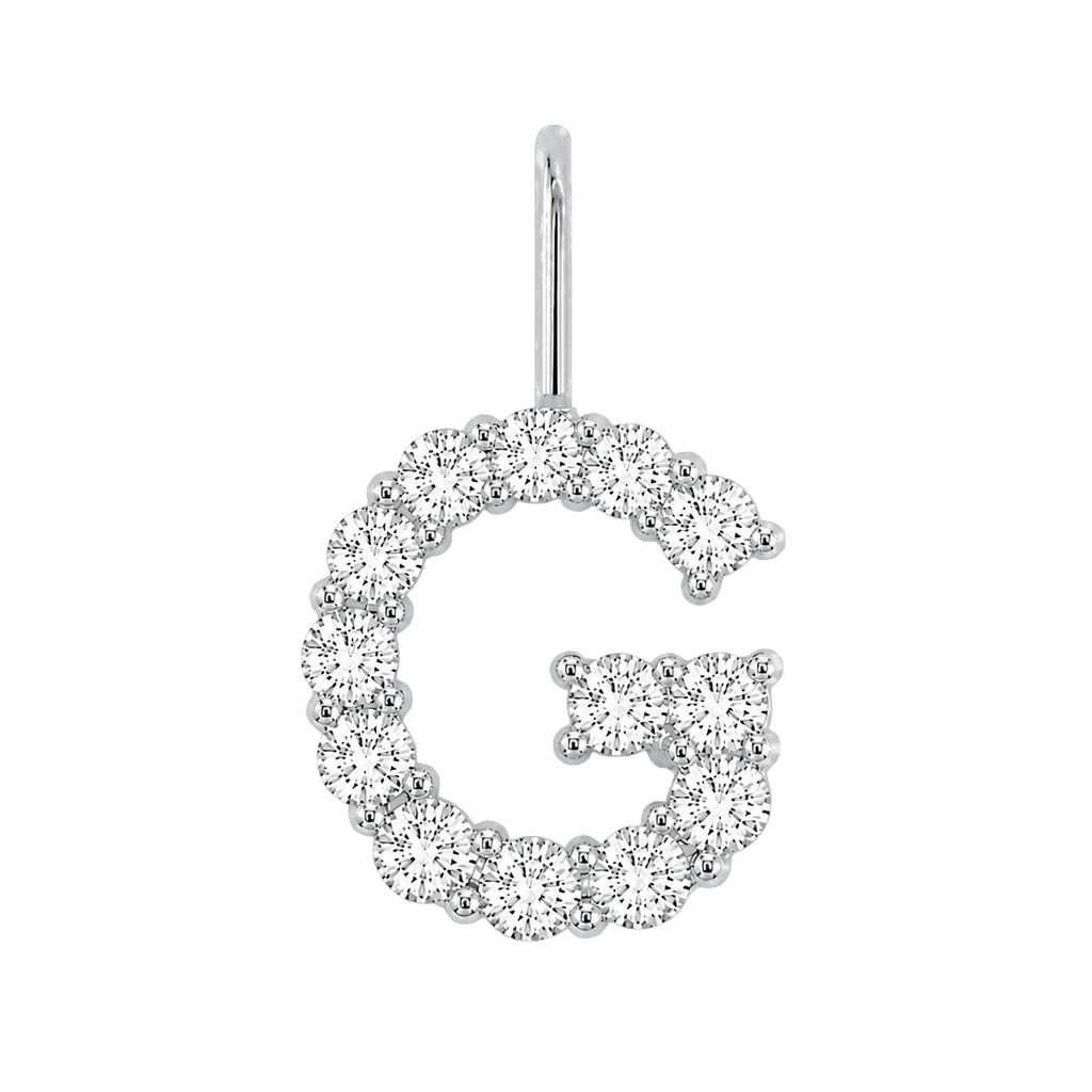 Diamond Initial Charm E118016