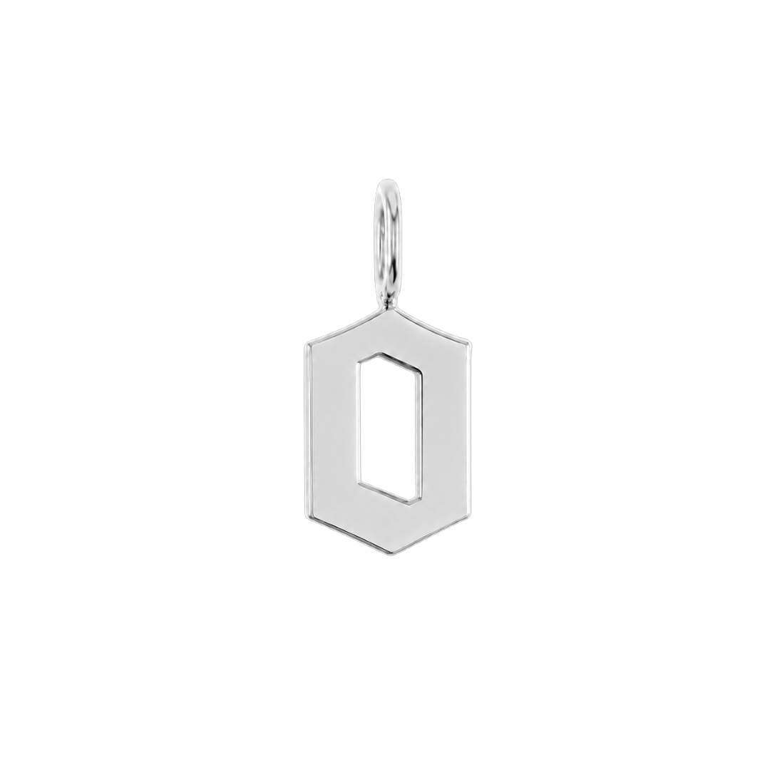 Gothic Old English Initial Letter Charm W17433