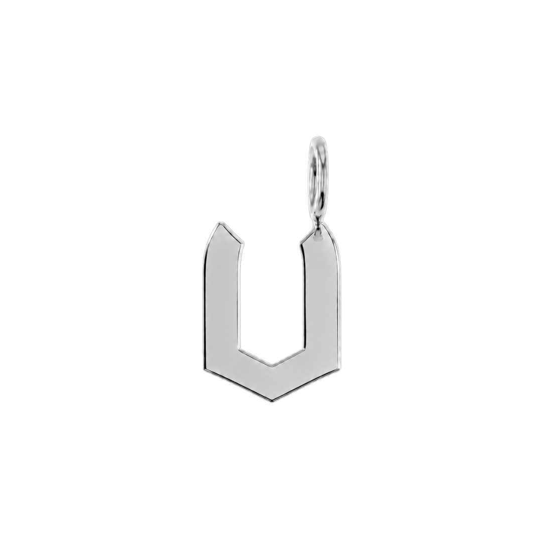 Gothic Old English Initial Letter Charm W17433