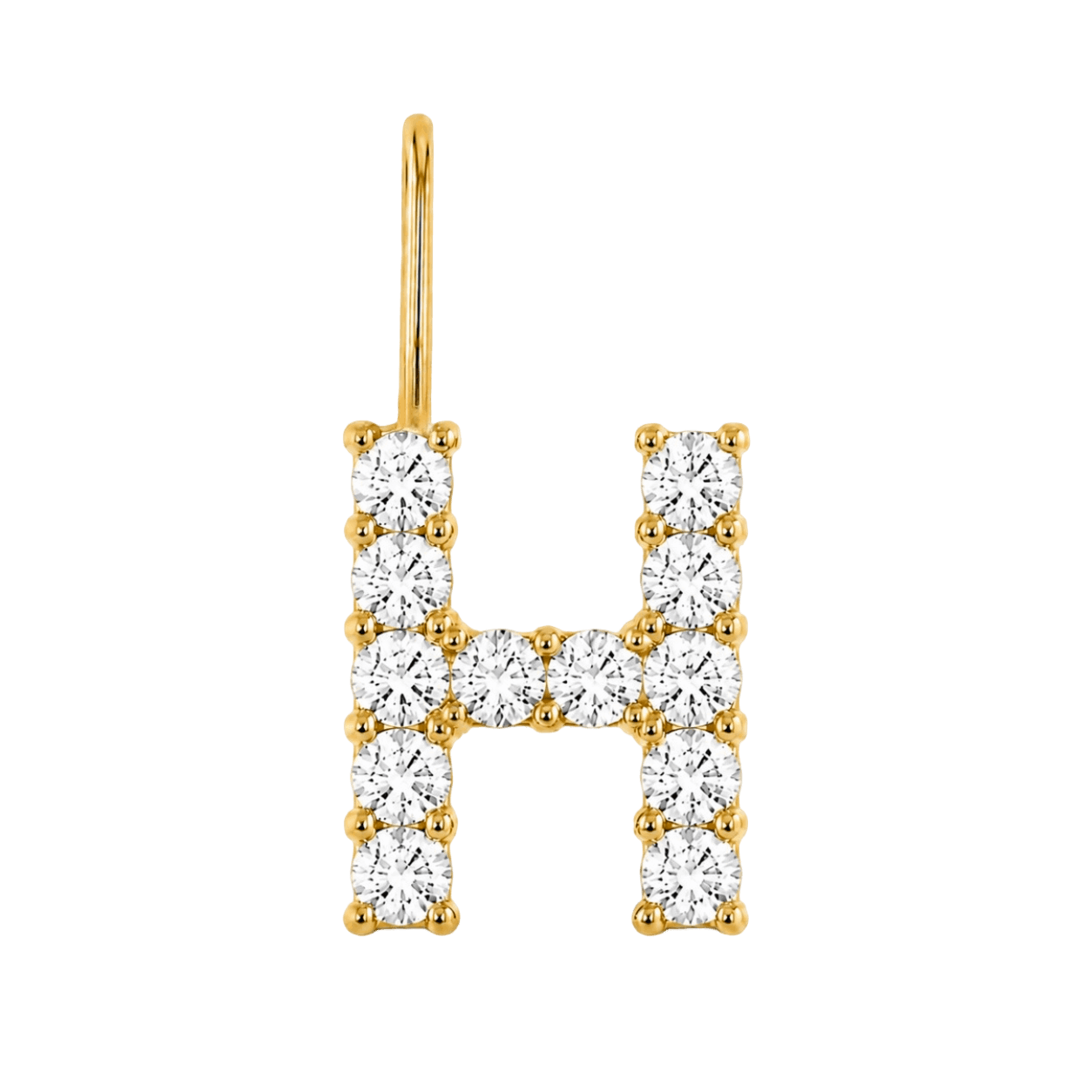 Diamond Initial Charm E118016