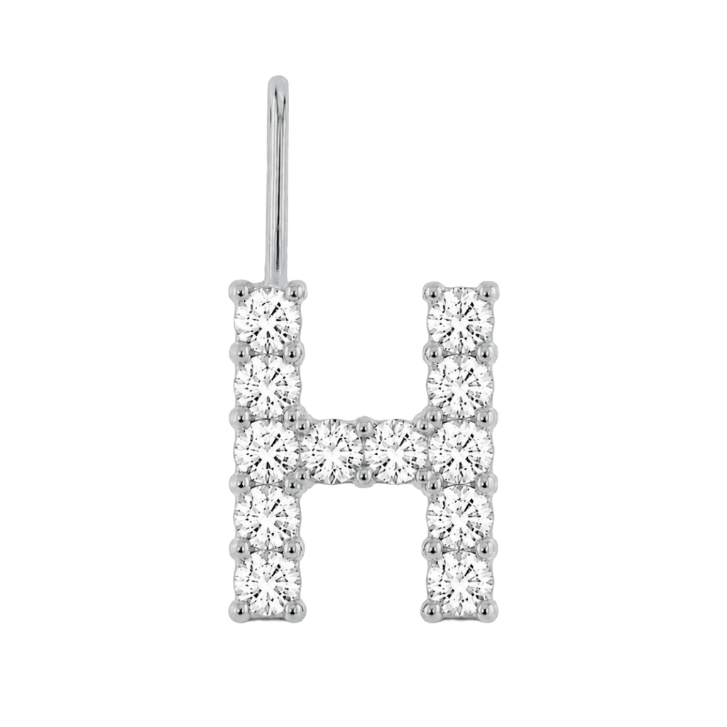 Diamond Initial Charm E118016