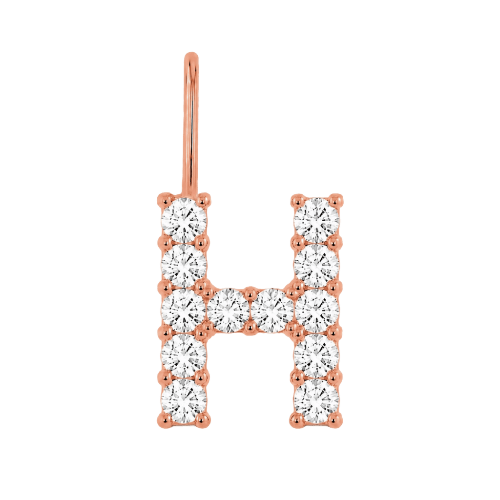 Diamond Initial Charm E118016