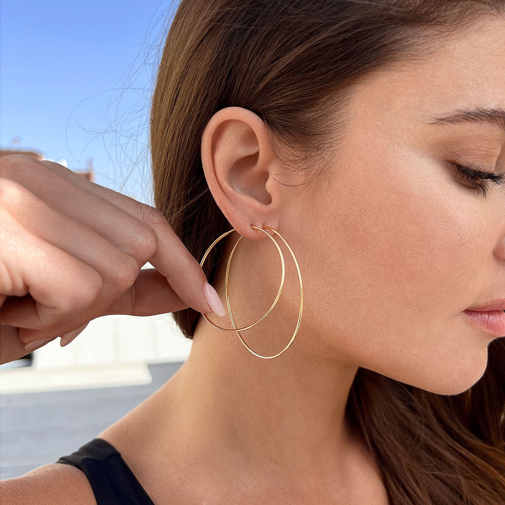 Gold Hoop Earrings Z143329