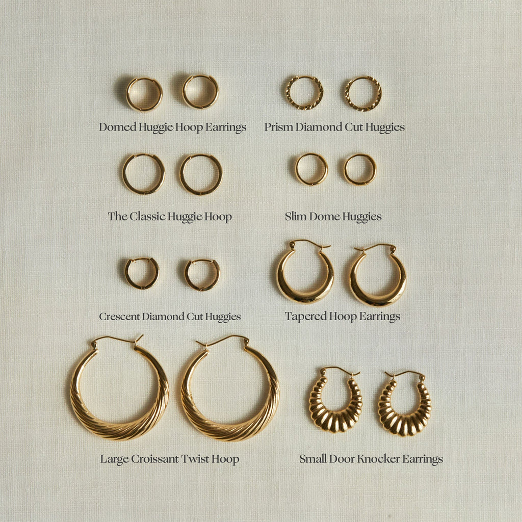 Huggie Hoop Earrings X3199