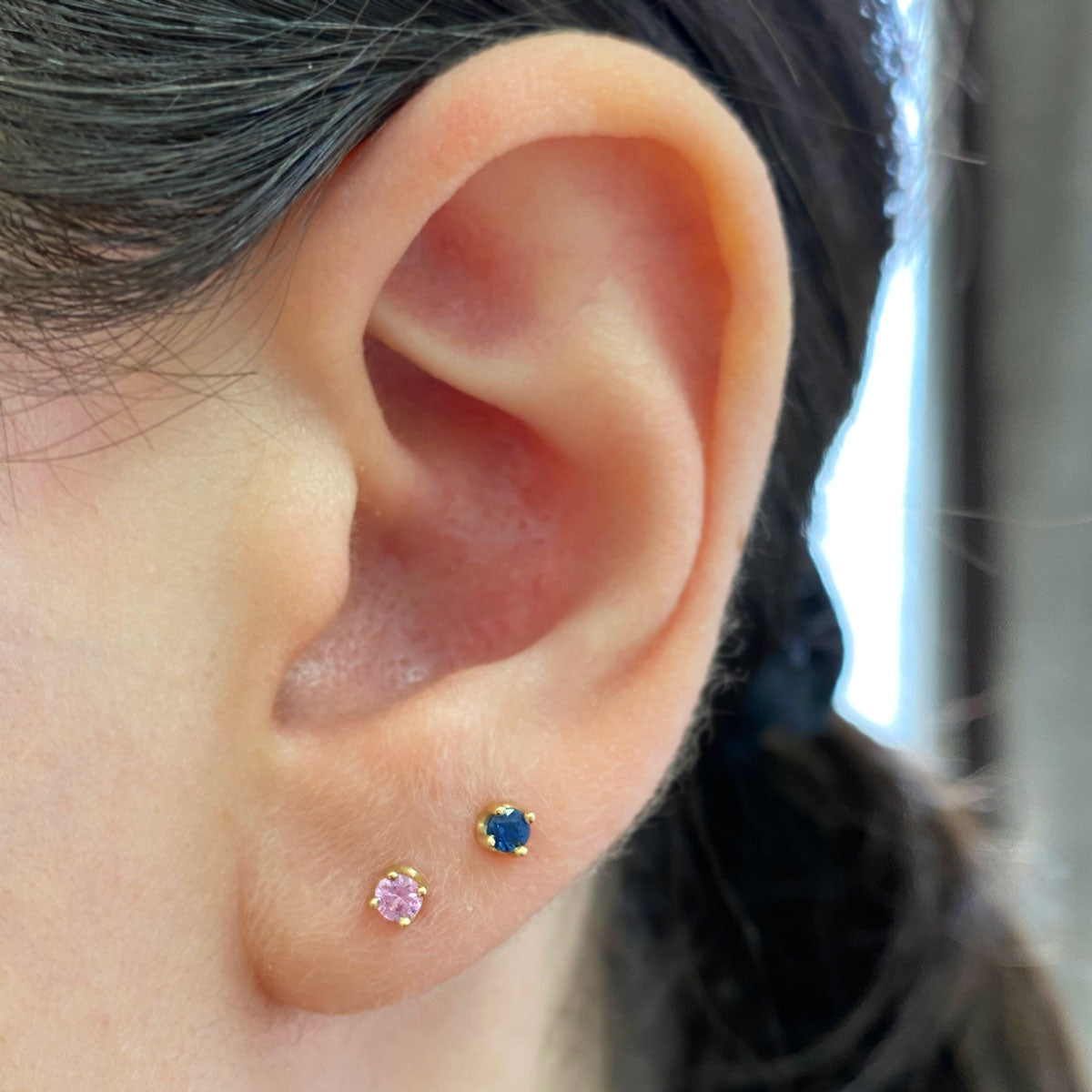 14K Gold Solitaire Studs Z860479