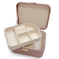 Gold Pink Jewelry Case T574