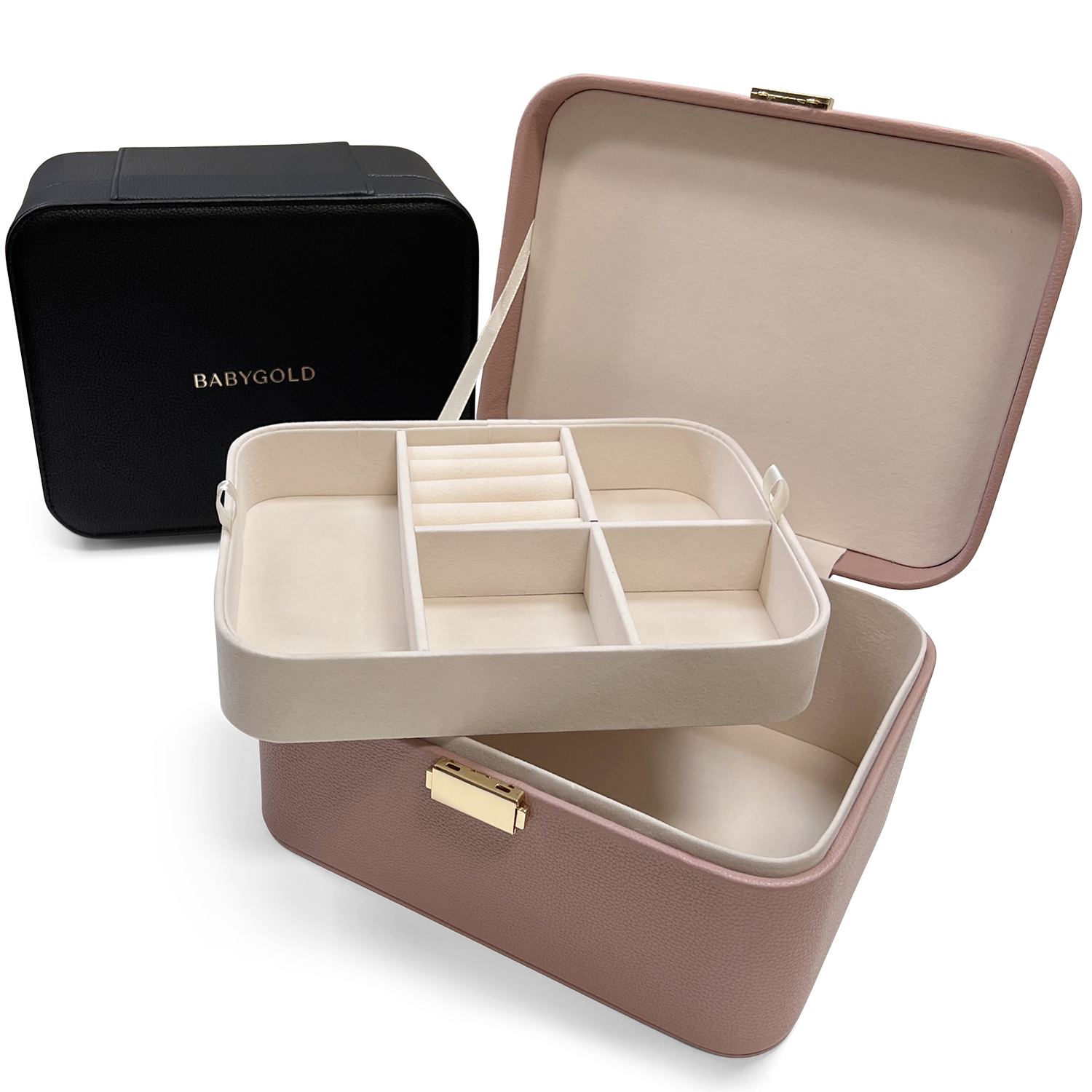 Gold Black Jewelry Case X56764