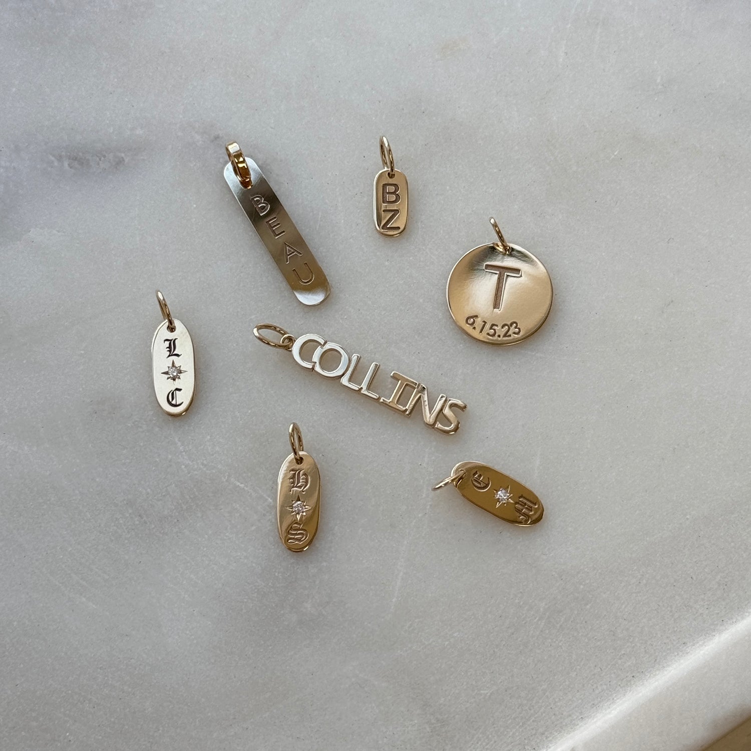 Oval Mini ID Charm C32632