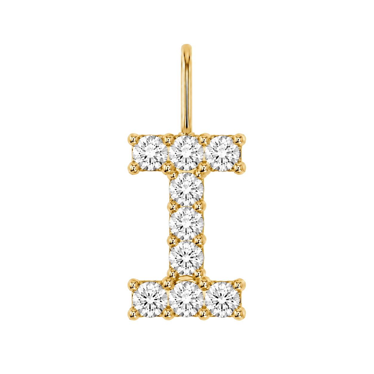 Diamond Initial Charm E118016