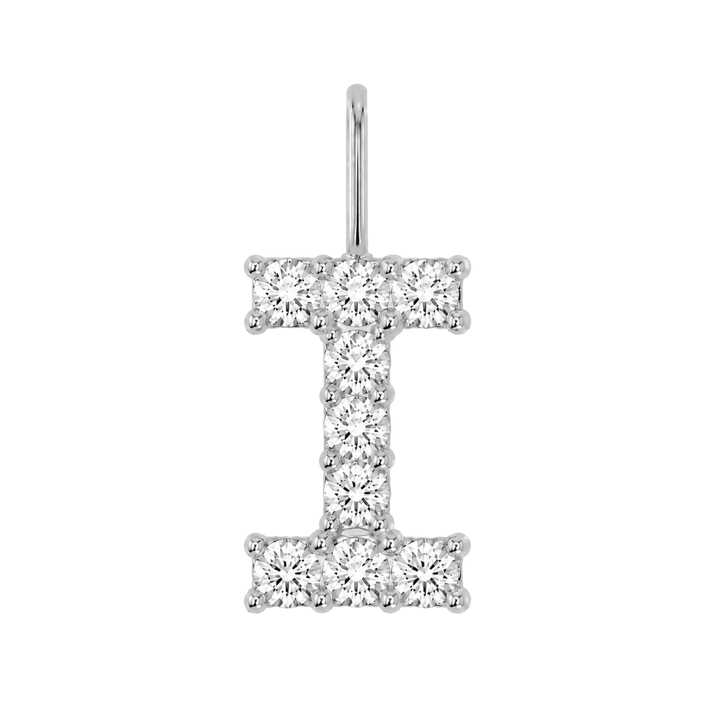 Diamond Initial Charm E118016