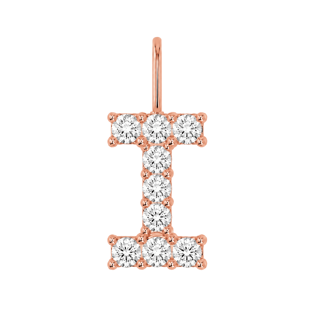 Diamond Initial Charm E118016
