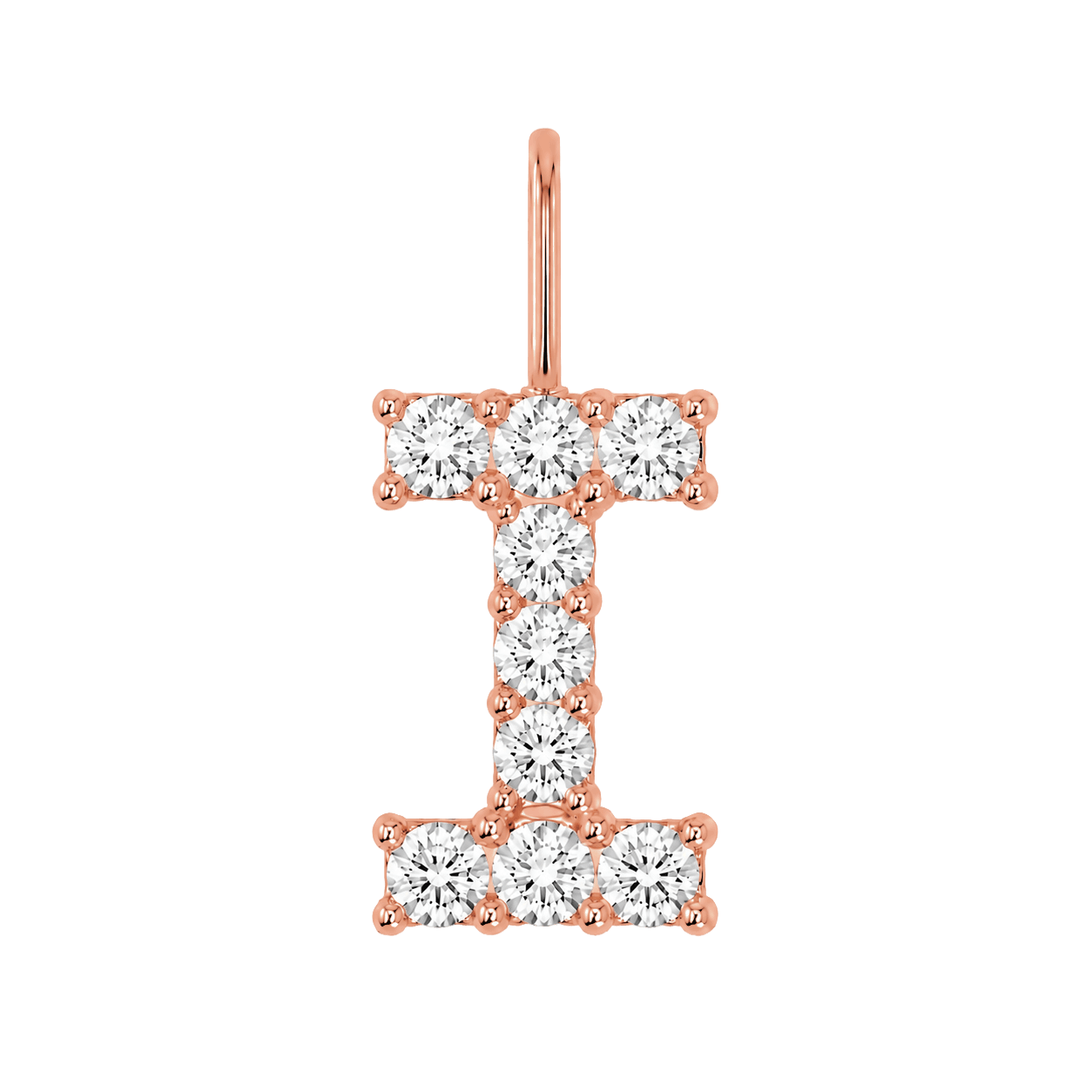 Diamond Initial Charm E118016