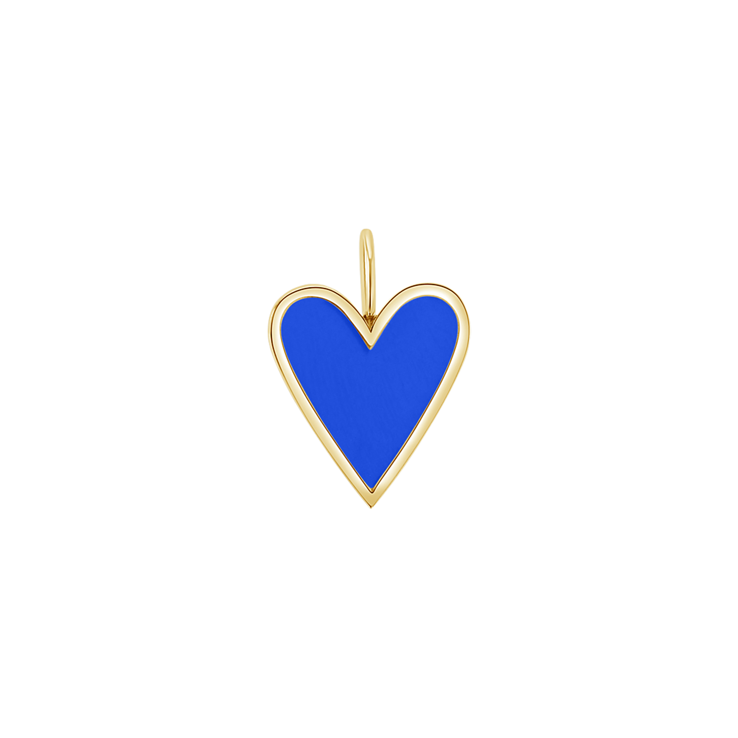Enamel Heart Charm J6202