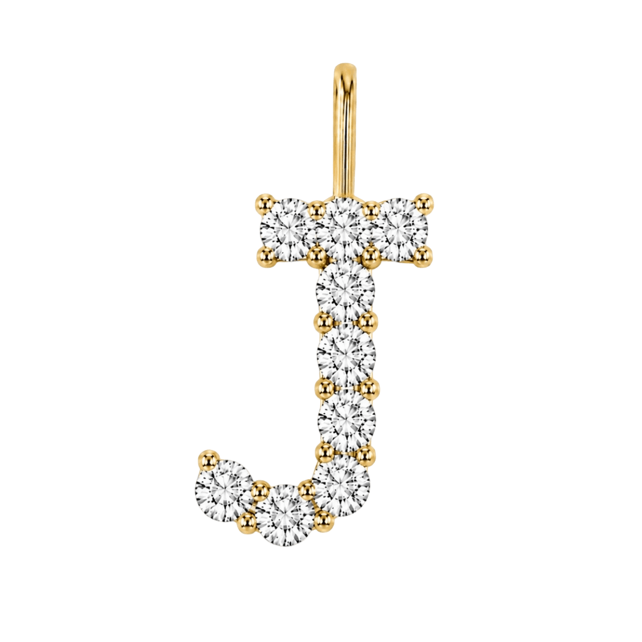 Diamond Initial Charm E118016