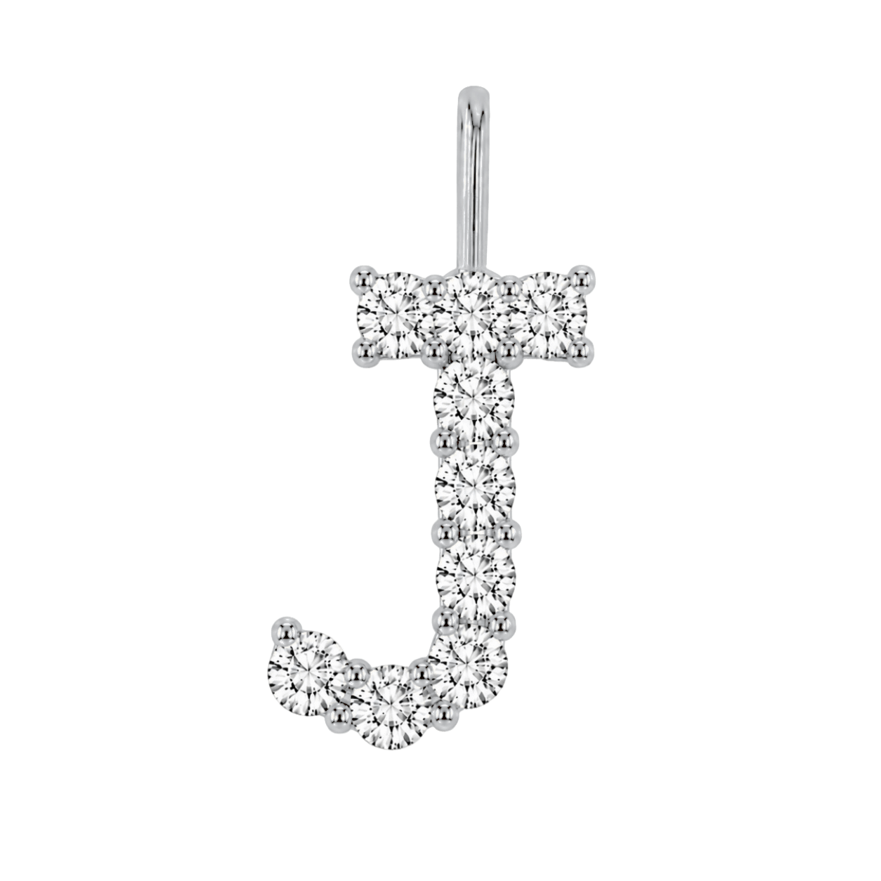 Diamond Initial Charm E118016