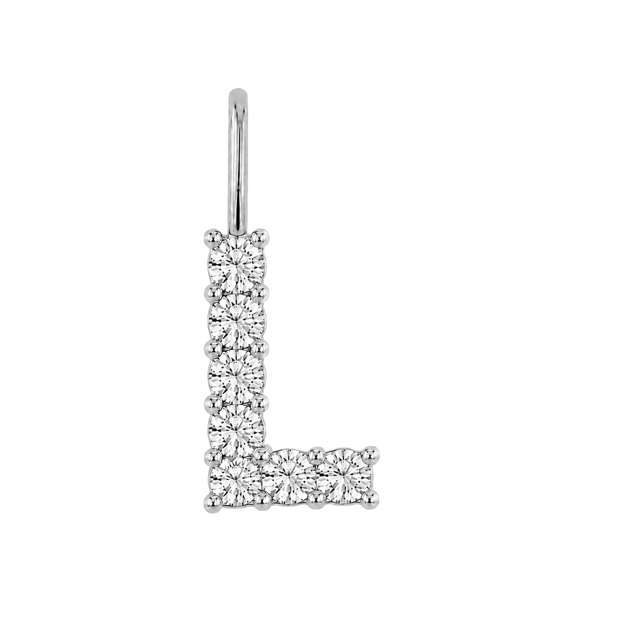 Diamond Initial Charm E118016
