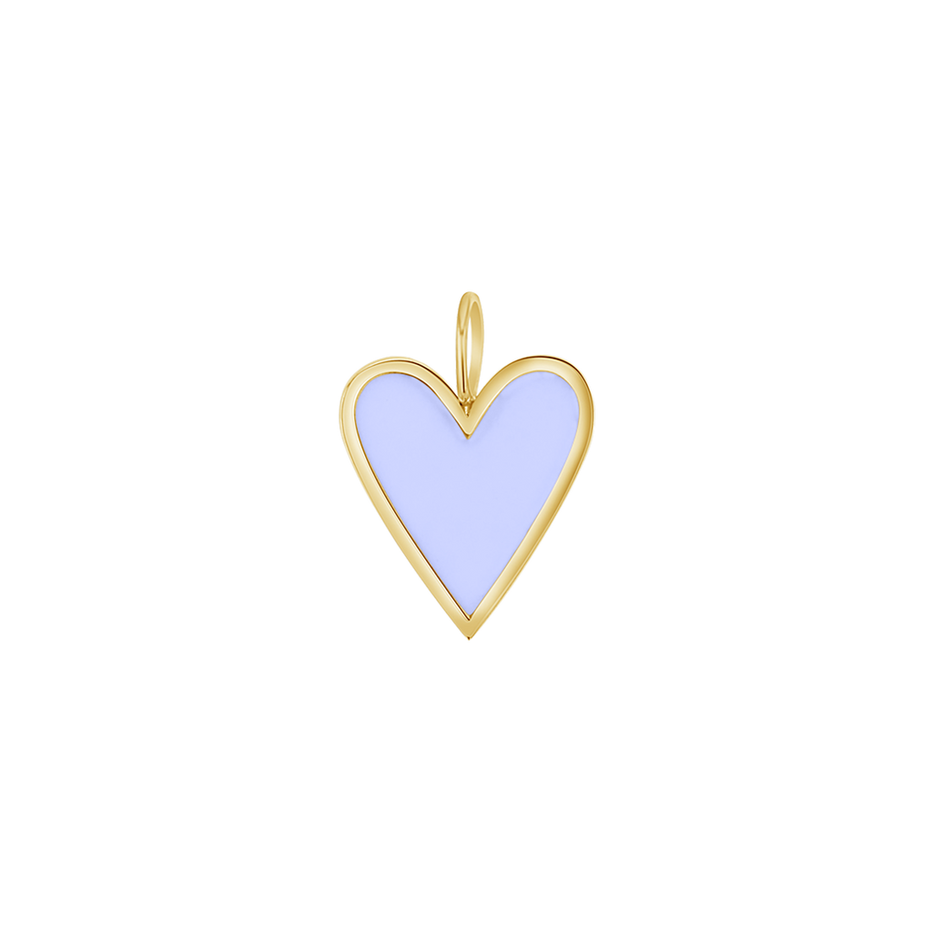 Enamel Heart Charm J6202