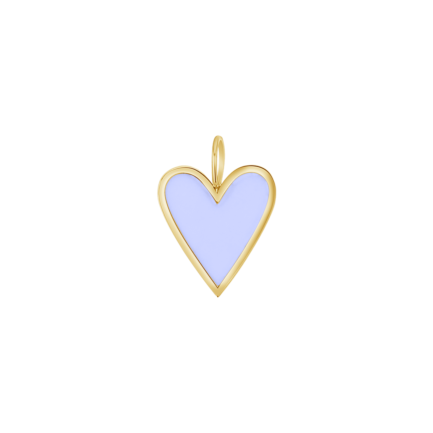 Enamel Heart Charm J6202