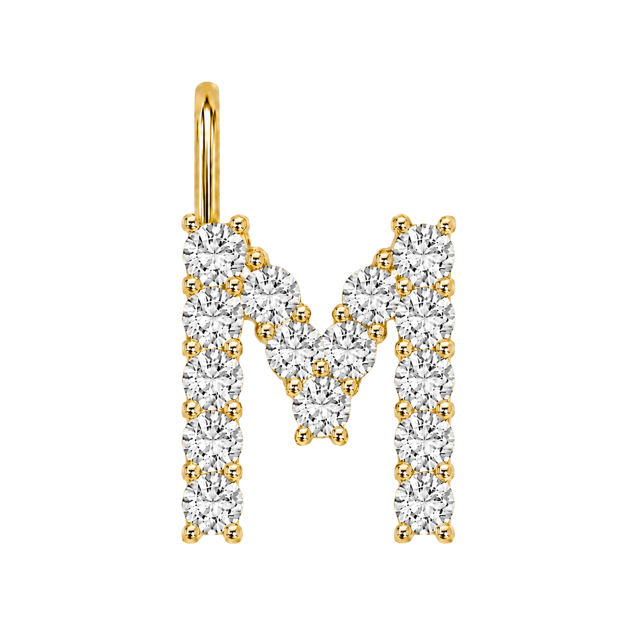Diamond Initial Charm E118016