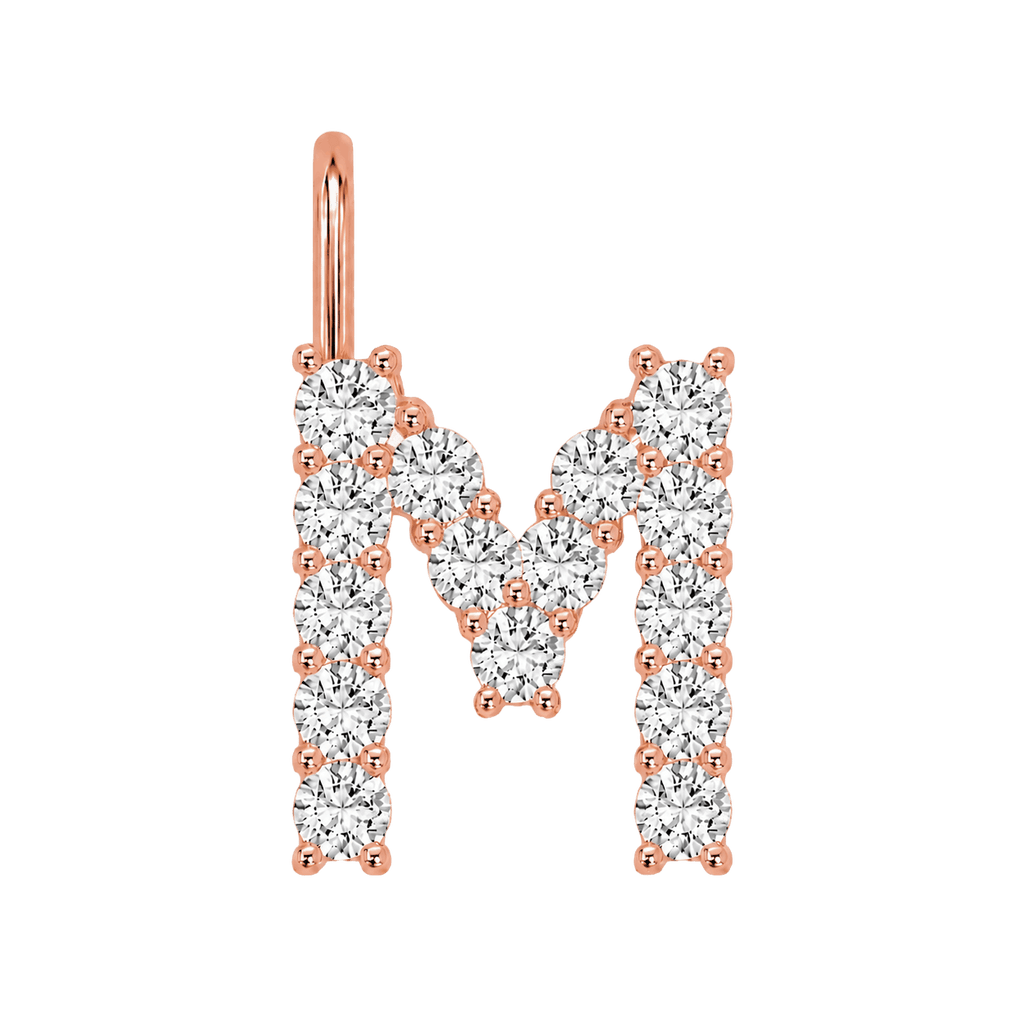 Diamond Initial Charm E118016