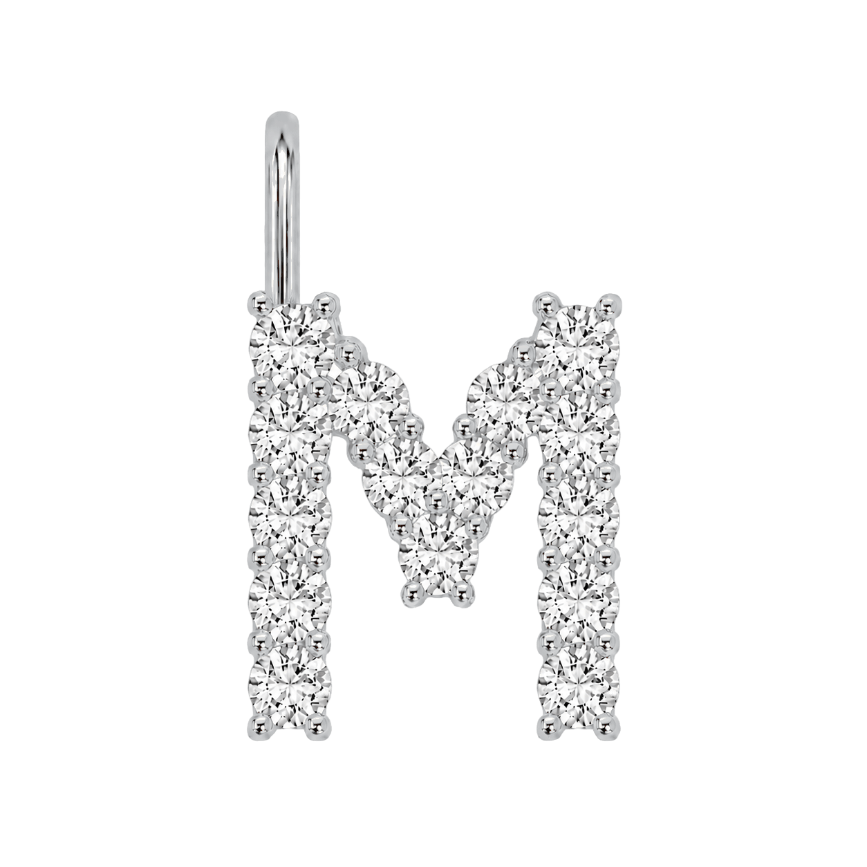 Diamond Initial Charm E118016