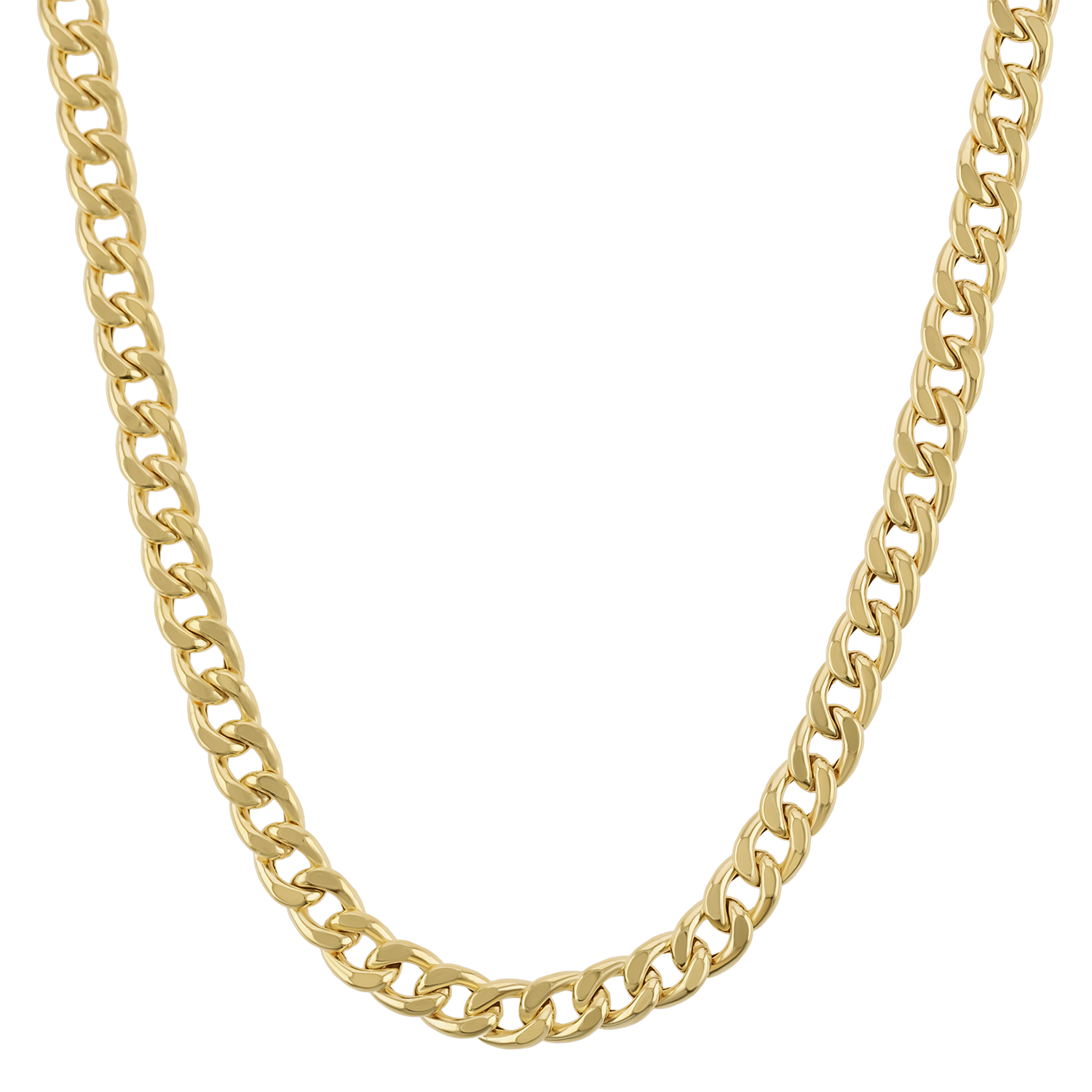 14K Miami Cuban Link Chain Necklace 5.5mm T1737