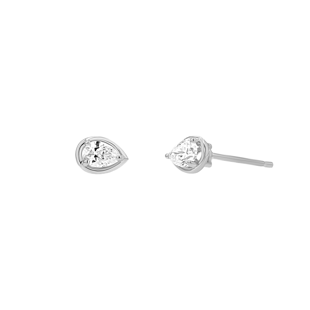 Pear Stud Earrings H2185