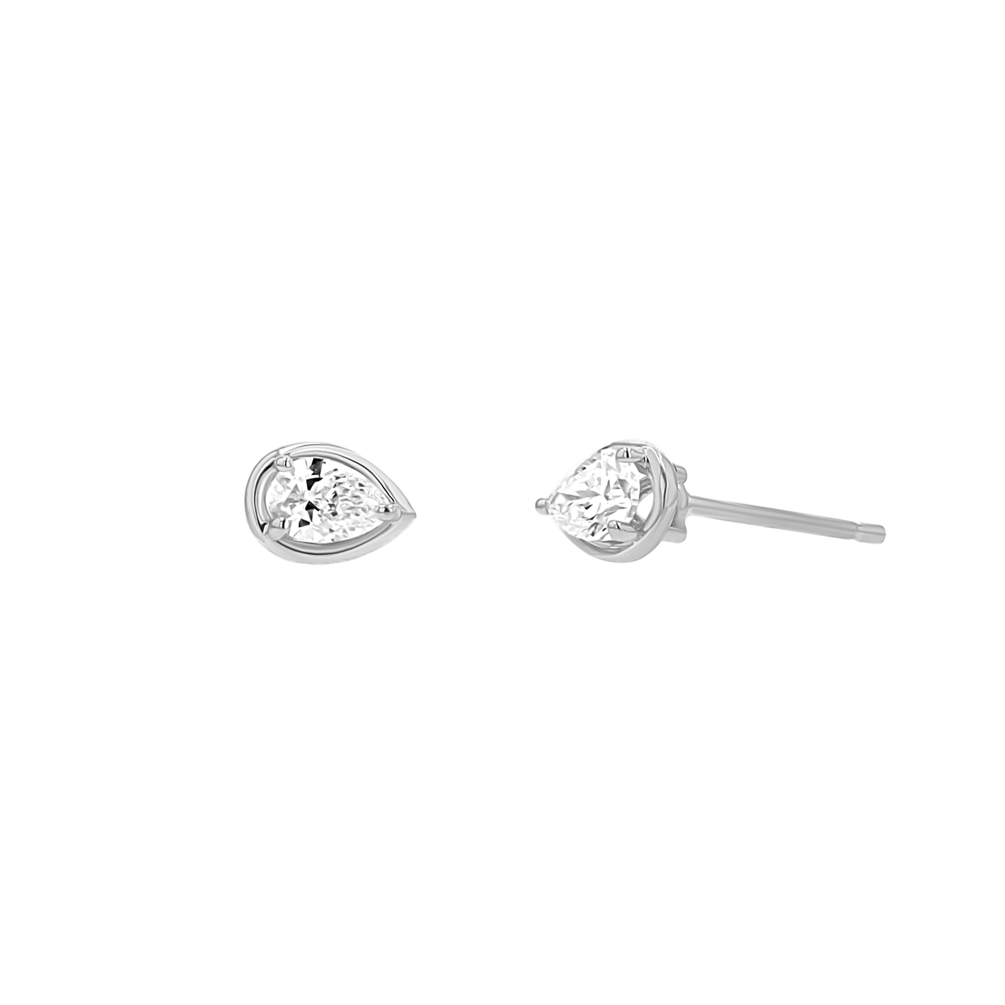 Pear Stud Earrings H2185