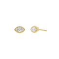 Marquise Diamond Stud Earrings M740