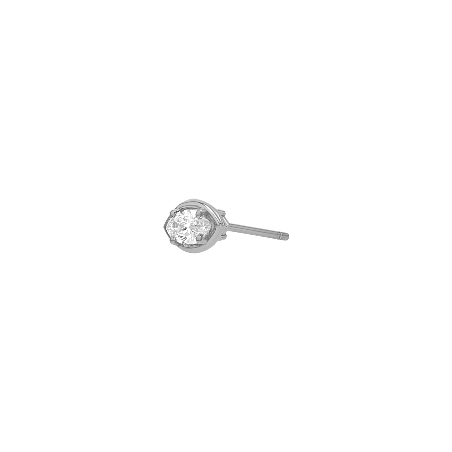 Marquise Diamond Stud Earrings M740