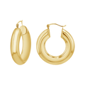 6mm Chunky Hoop Earrings Z16217