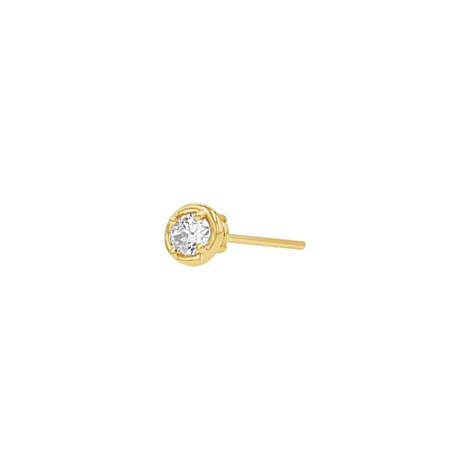 Oval Diamond Stud Earrings L63114