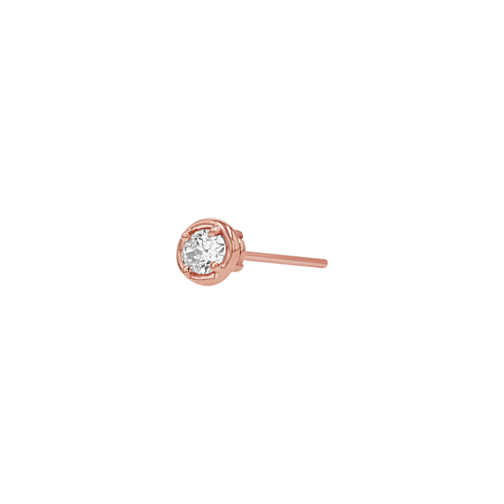 Oval Diamond Stud Earrings L63114