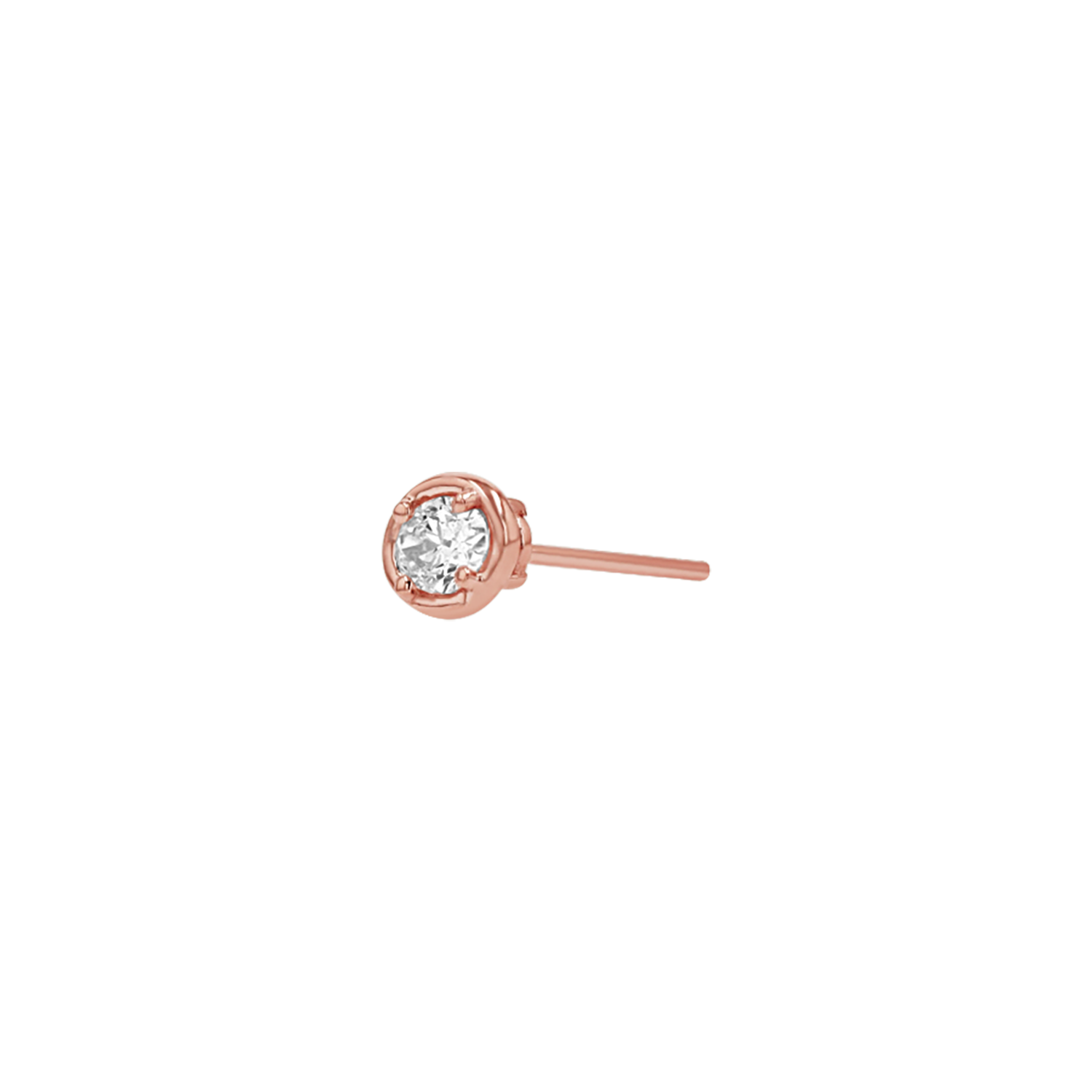 Oval Diamond Stud Earrings L63114