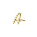 Script Letter Stud Earrings V266