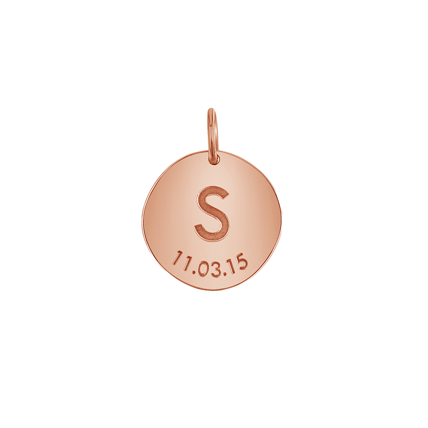 Engravable Initial & Date Charm K176074