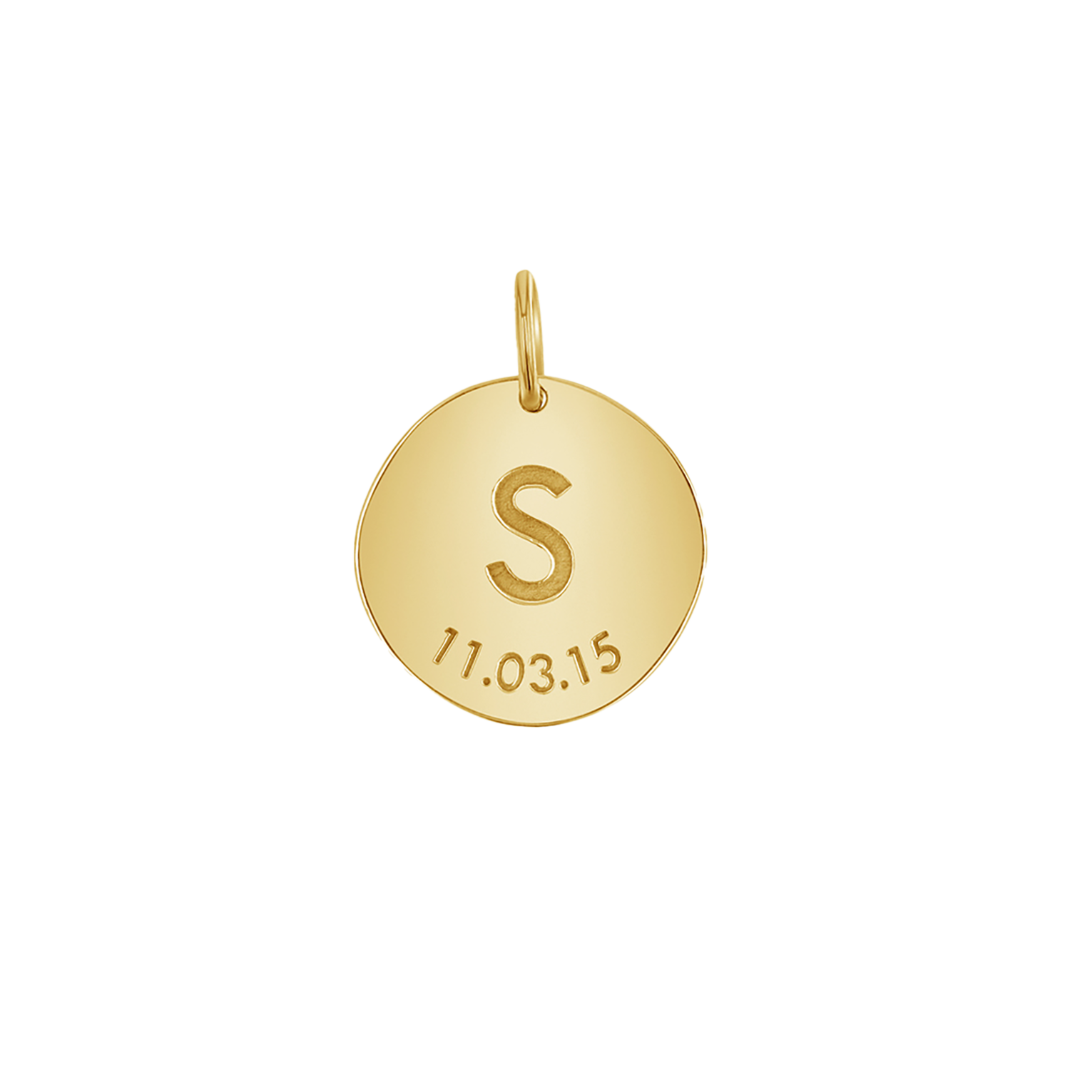 Engravable Initial & Date Charm K176074