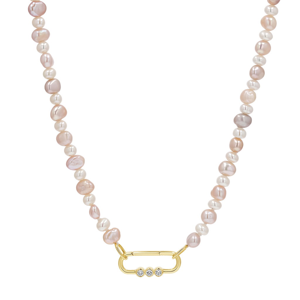 Pearl Connector Necklace X344