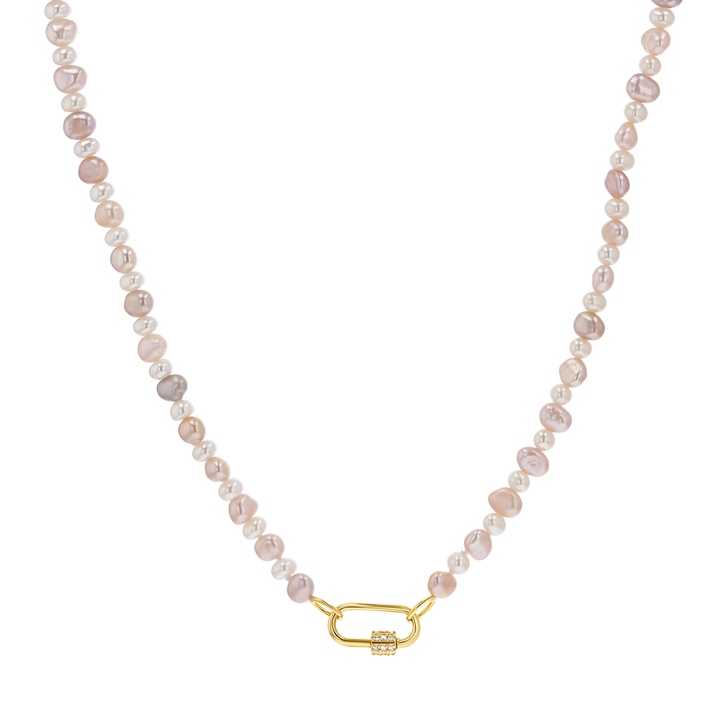Pearl Connector Necklace X344