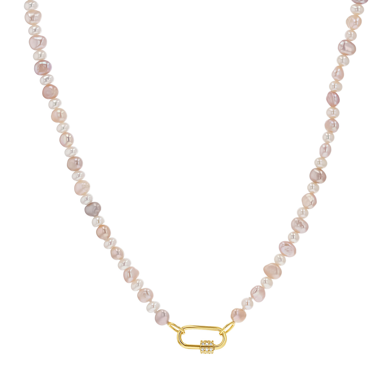 Pearl Connector Necklace X344