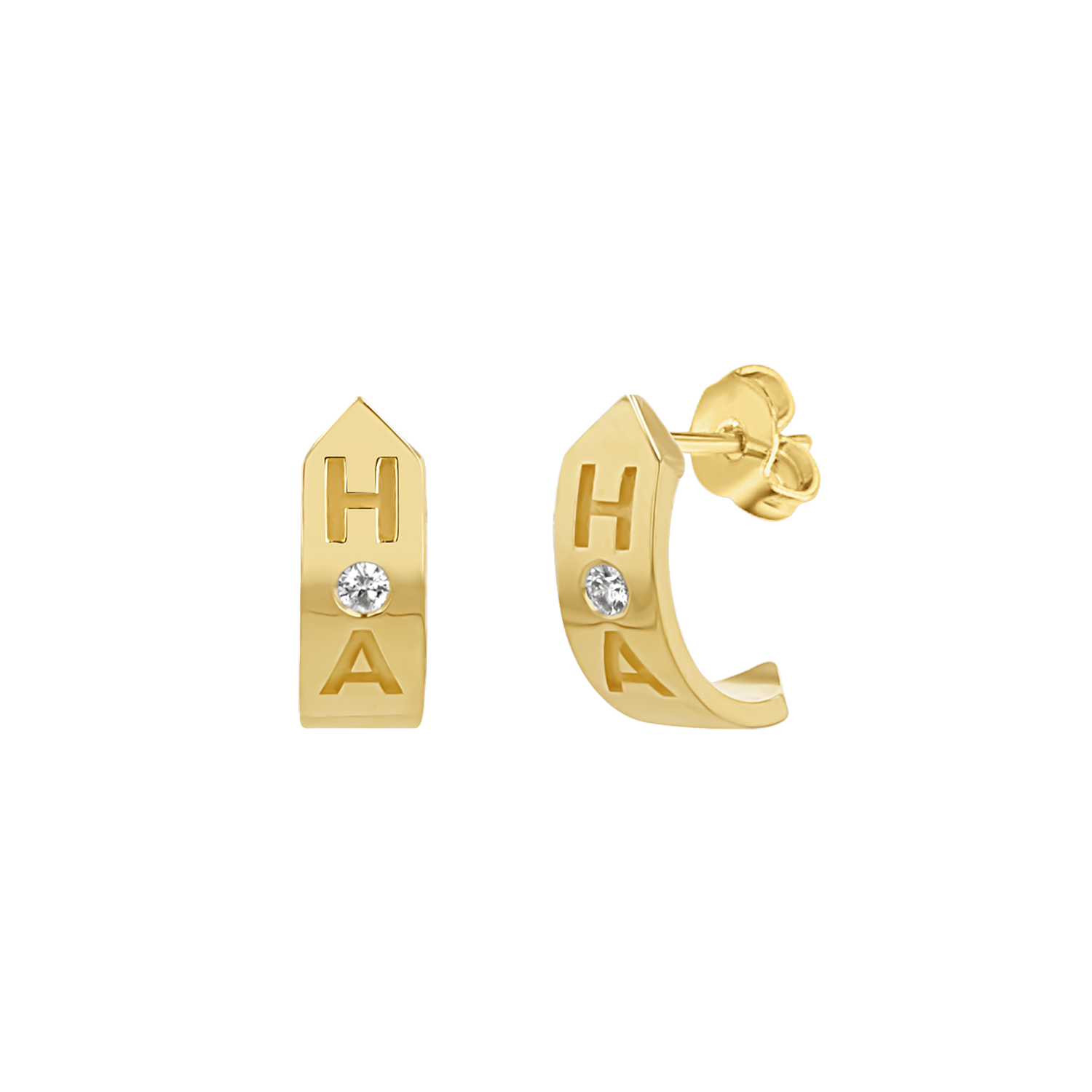 Huggie Hoop Earrings S395236