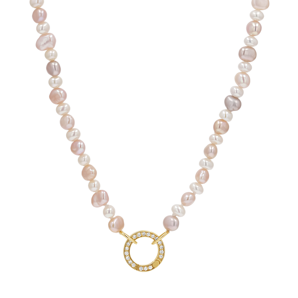 Pearl Connector Necklace X344