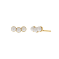 Pearl Trio Stud Earrings M6545