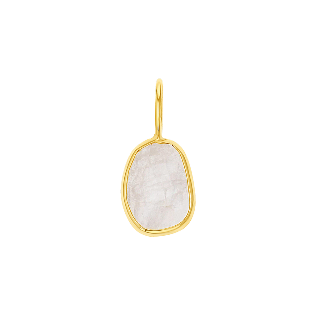 Moonstone Slice Charm O85245